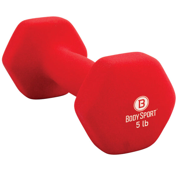 BodySport® Neoprene Dumbbells for Strength Training