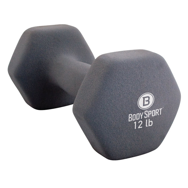 BodySport® Neoprene Dumbbells for Strength Training