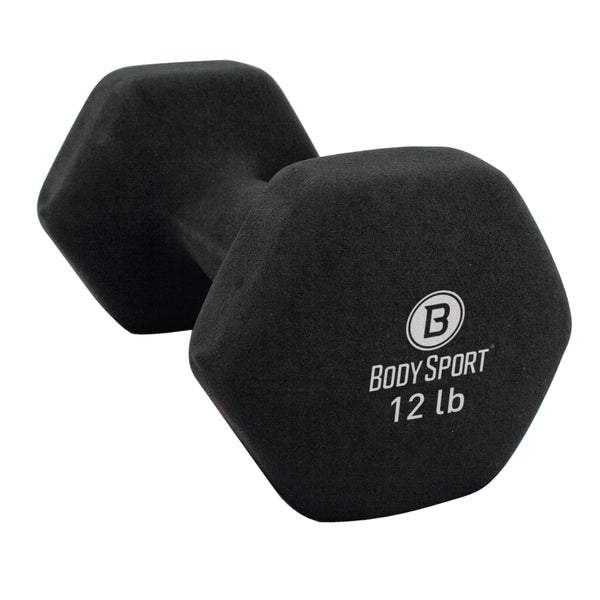 BodySport® Neoprene Dumbbells for Strength Training