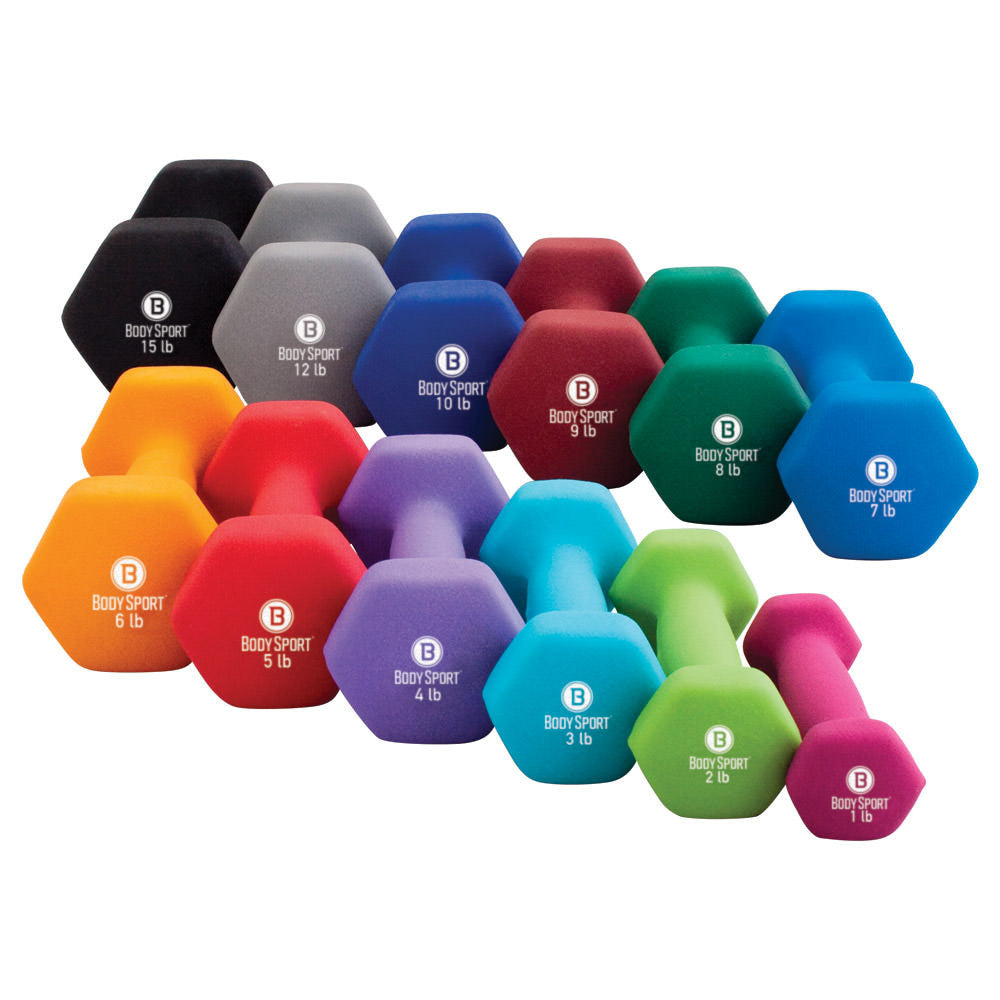 Body Sport® Neoprene Dumbbells