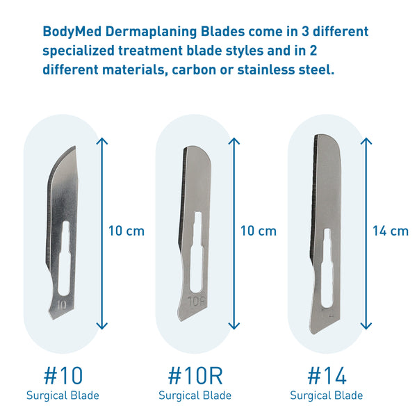 #10R Stainless Steel Dermaplaning Blade