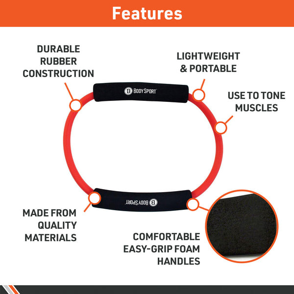 BodySport® Loop Tubing with Foam Pads for Rehabilitation and Physical Therapy