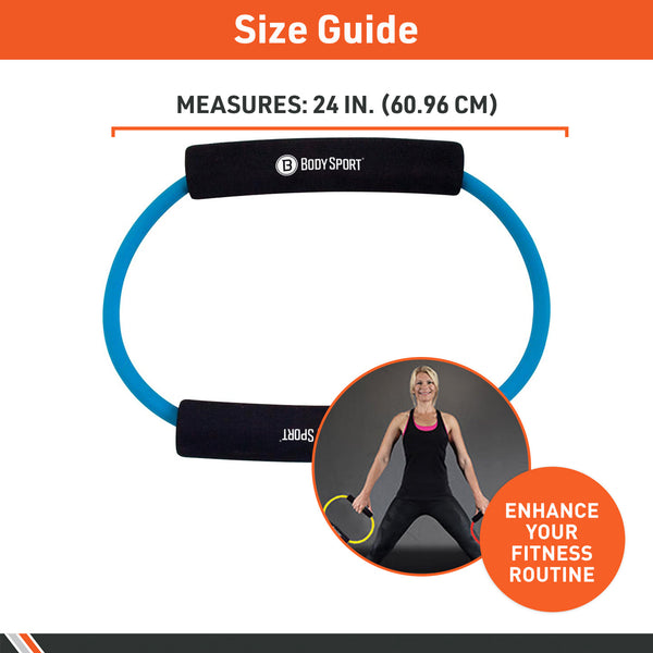 BodySport® Loop Tubing with Foam Pads for Rehabilitation and Physical Therapy