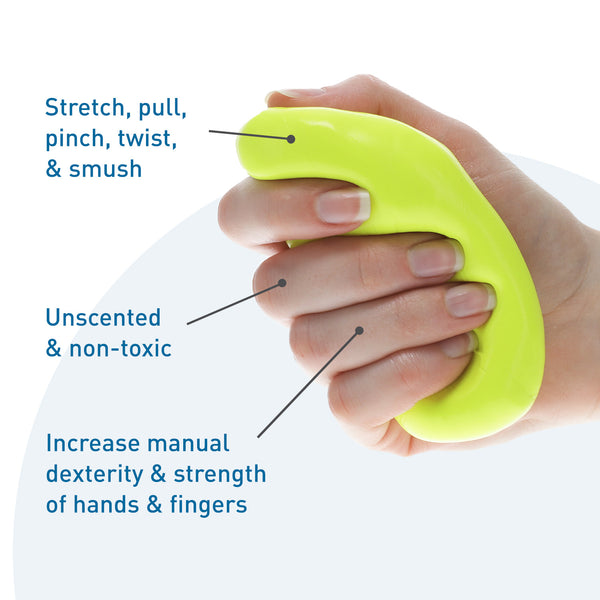 BodyMed® Premium Hand Therapy Putty, Yellow, Soft