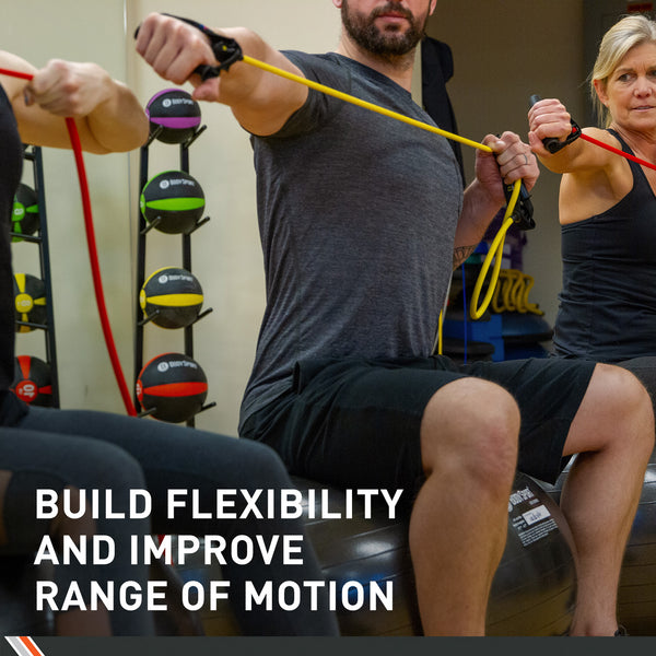BodySport® Studio Series Resistance Tubes with Handles for Rehabiliation