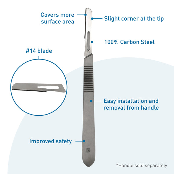 #14 Carbon Steel Dermaplaning Blade