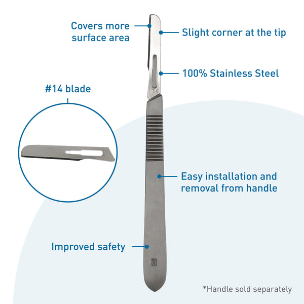 #14 Stainless Steel Dermaplaning Blade
