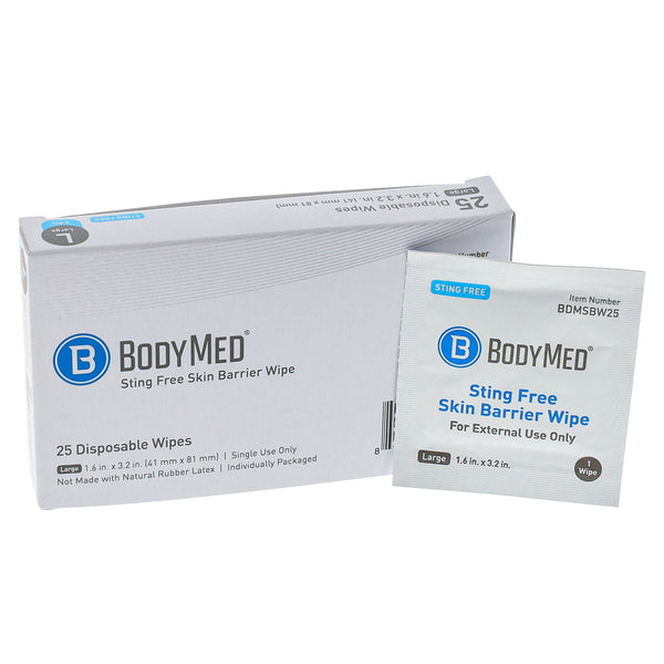 BodyMed Skin Barrier Wipes (No Sting)