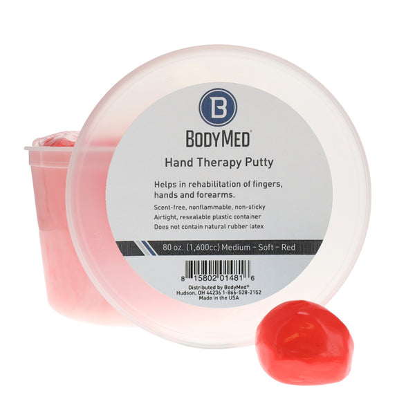 BodyMed® Hand Therapy Putty, Red, Medium Soft