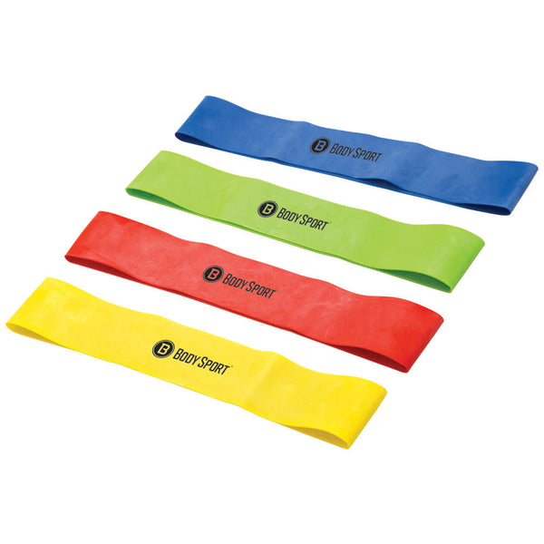 BodySport® Loop Exercise Bands for Resistance Training and Rehab ...