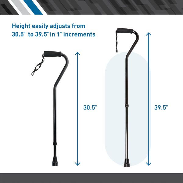 BodyMed® Aluminum Adjustable Height Cane