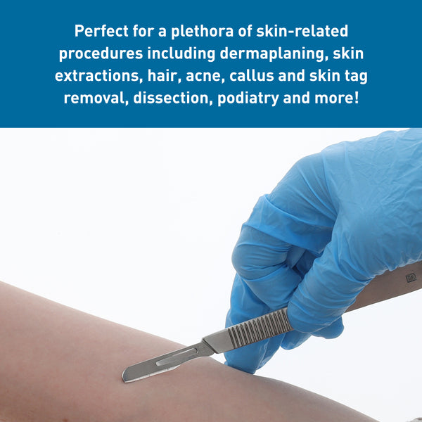 #10R Stainless Steel Dermaplaning Blade