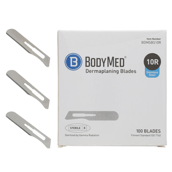 #10R Stainless Steel Dermaplaning Blade