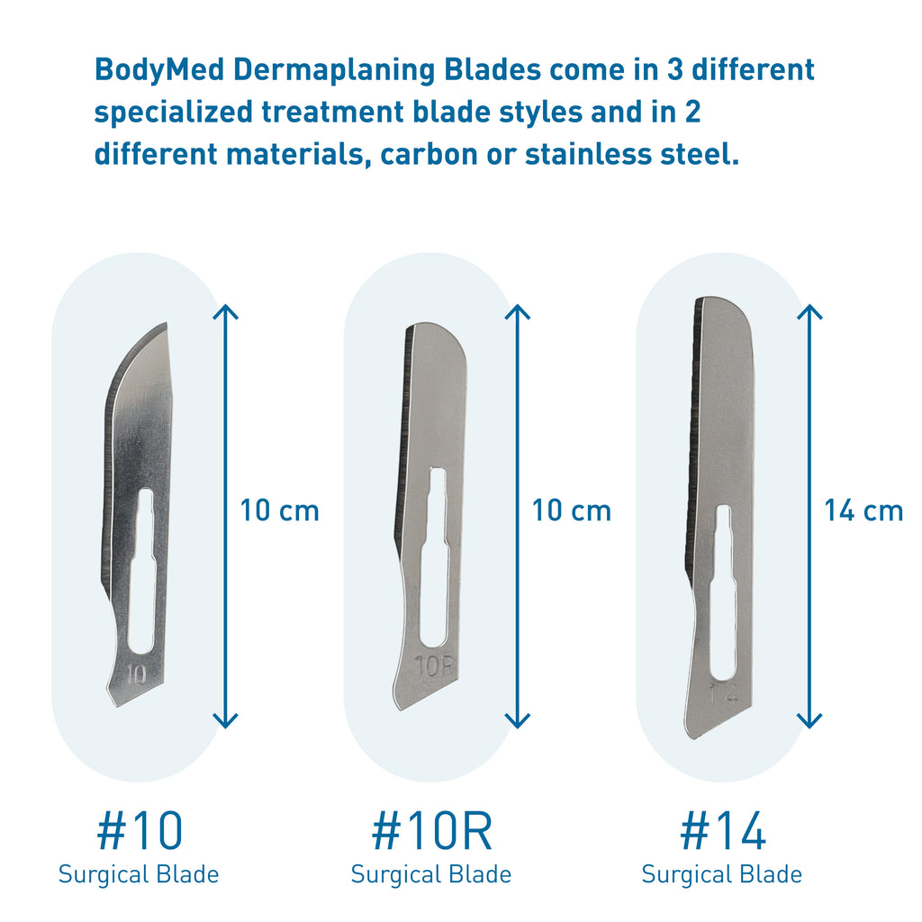 #10R Stainless Steel Dermaplaning Blade – BodyMed® - Health & Wellness ...
