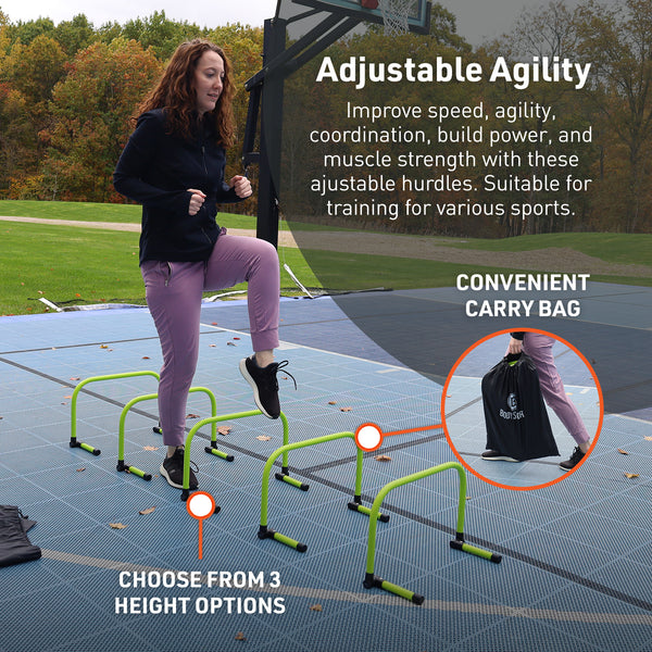 BodySport® Rehab Adjustable Agilitity Training Hurdles