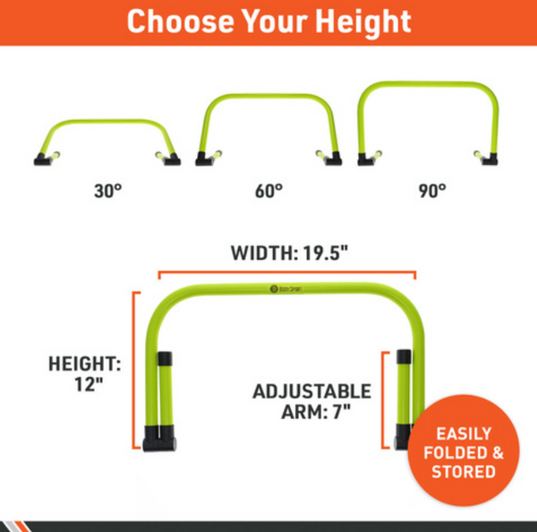 BodySport - Rehab Adjustable Agilitity Training Hurdles