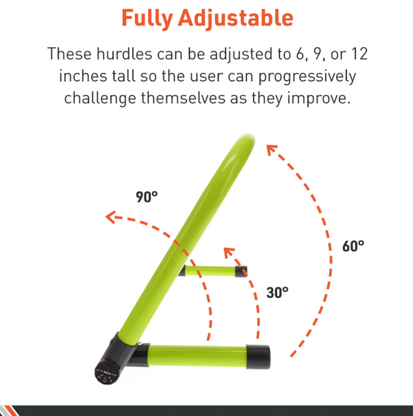 BodySport - Rehab Adjustable Agilitity Training Hurdles