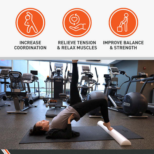 Body Sport&reg; Foam Rollers for Balance and Flexibility