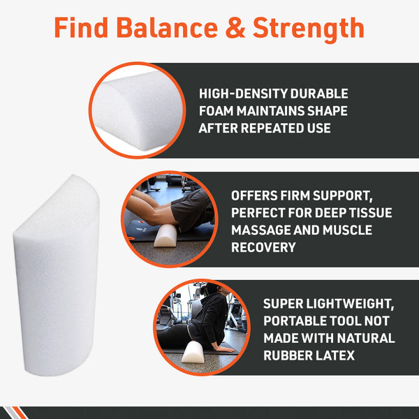 Body Sport&reg; Foam Rollers for Balance and Flexibility