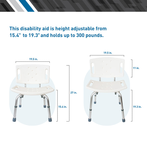 BodyMed® Aluminum Shower Chair
