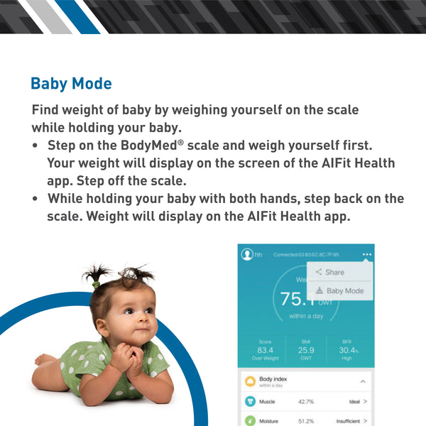 Bluetooth® Body Fat Smart Scale