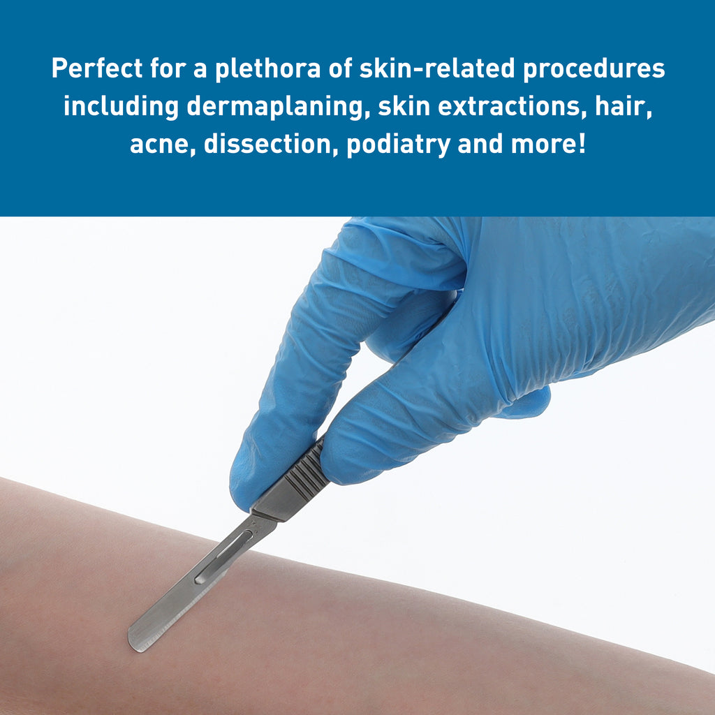 Dermaplane Instruments #14 Stainless Steel Dermaplaning Blade – BodyMed® - Health & Wellness ...