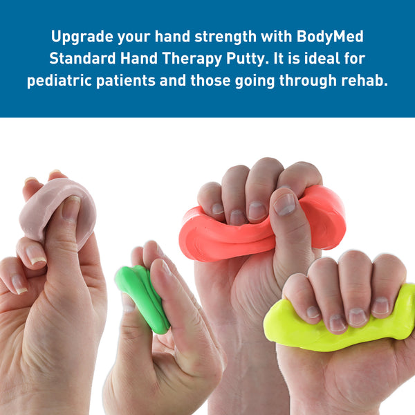 BodyMed® Hand Therapy Putty, Red, Medium Soft