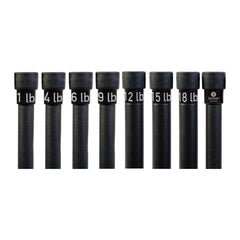 BodySport® Weighted Bars, Black for Rehab and Strength Training