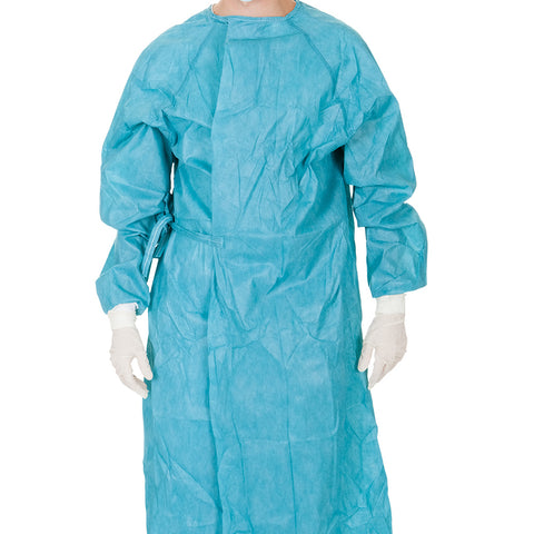 Patient gown - 1237368 - Henry Schein - unisex / disposable / violet