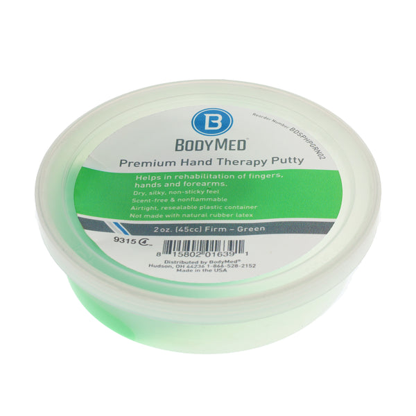 BodyMed® Premium Hand Therapy Putty, Green, Firm