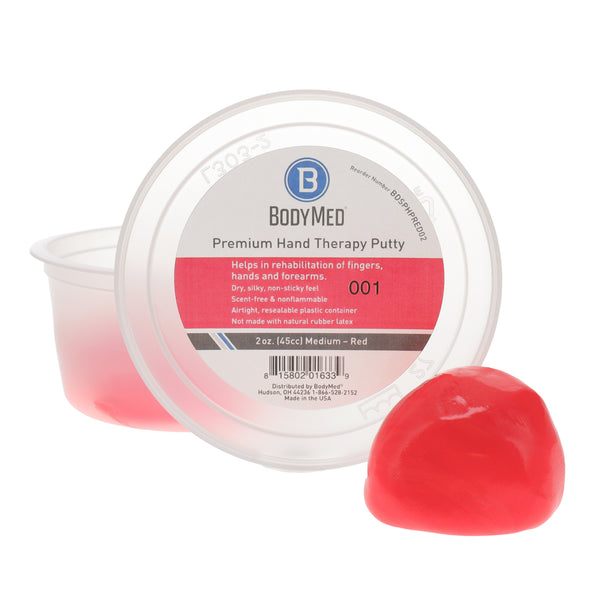 BodyMed® Premium Hand Therapy Putty, Red, Medium