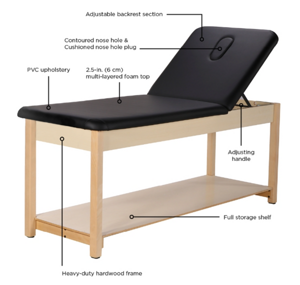 BodyMed® Treatment Table with Adjustable Backrest