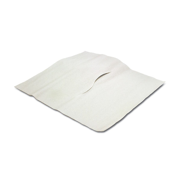 BodyMed® Headrest Paper Tissue Sheets, With or Without Nose Slit, 12" x 12"